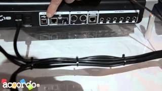 NAMM 2014  Behringer X18 digital mixer [upl. by Ayotac184]