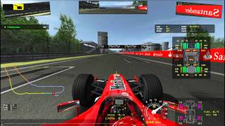 rFactor F1 2005 Ferrari Top Speed [upl. by Kerns]