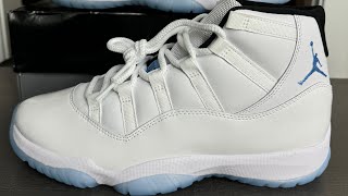 Under Retail Already Air Jordan 11 Legend Blue On Feet Review [upl. by Triley]