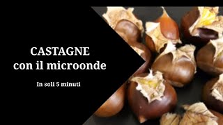 Castagne con il microonde in 5 minuti [upl. by Ellora]