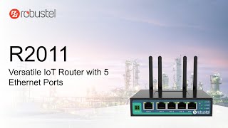 R2011  Versatile IoT Router with 5 Ethernet Ports  Robustel [upl. by Hollister]