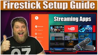 EASY FIRESTICK SETUP GUIDE  Step by Step [upl. by Ynomrah489]