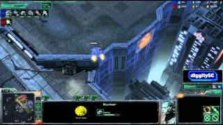 Starcraft 2 HD MLG Dallas Incontrol v TLO game 2 on Metalopolis [upl. by Tini]