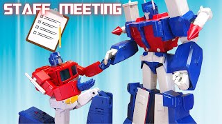 Autobot Staff Meeting Ultra Magnus Transformers [upl. by Lock]