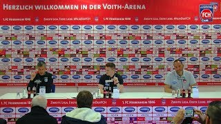 Pressekonferenz nach dem Heimspiel gegen den 1 FC Magdeburg [upl. by Urias]