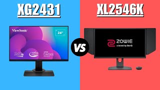 viewsonic xg2431 vs zowie xl2546k  Which One Is Better [upl. by Ffej]