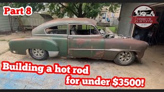 3500 DOLLAR HOT ROD BUILD ON AIR BAGS PART 8 BUILDING A RAT ROD CHEVY ON AIR SUSPENSION FOR CHEAP [upl. by Jackquelin520]