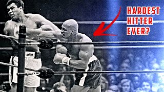 Hardest hitting boxer of all time Earnie Shavers  best hits and knockouts [upl. by Nosneh]