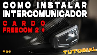 👨🏻‍🏫 TUTORIAL de Intercomunicador MOTO  CARDO FREECOM 2 PLUS [upl. by Sama]