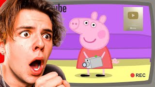 Peppa Became a YouTuber Try Not to Laugh [upl. by Mandal]