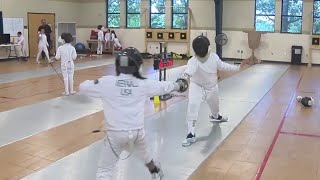 Learn about Epée Fencing at Olympian Fencing Club summer camp [upl. by Ackerman]