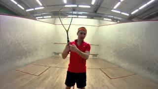 Squash Tips 1  The Grip How to hold the racket [upl. by Filiano]