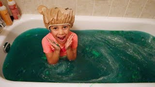 Slime Prank in our Bathtub [upl. by Raffaj]