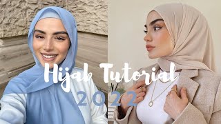 Hijab Tutorial 2022 🧕 New hijab styling [upl. by Arbba]