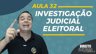 Ações judiciais eleitorais  Investigação Judicial Eleitoral  AIJE  Direito Eleitoral [upl. by Enhpad]