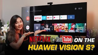 Netflix and YouTube on the Huawei Vision S Heres how [upl. by Ylatan508]