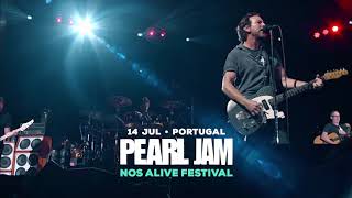 Pearl Jam • 14 JUL • NOS Alive [upl. by Onidranreb]