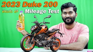 Duke 200 Mileage test in telugu  TechTravelTelugu [upl. by Derman]