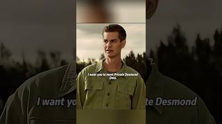 Why did Desmond Doss choose to serve without carrying a weapon movie war2 [upl. by Eellehs]