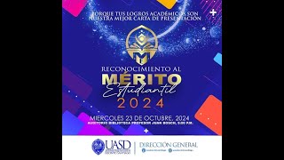 Reconocimiento al Merito Estudiantil 2024 UASD Recinto Santiago [upl. by Sida]