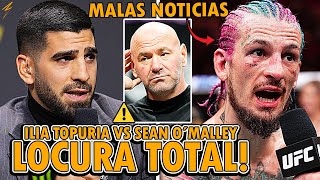 ILIA TOPURIA RESPONDE AMENAZA de SEAN O’MALLEY tras UFC 299 DANA WHITE HABLA de O’MALLEY vs TOPURIA [upl. by Anina]