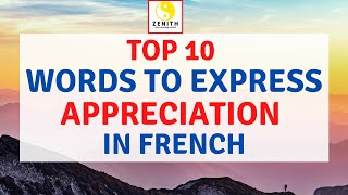 Learn French  How to say Wonderful in French  10 expression for Appreciation  French for Beginner [upl. by Enymsaj]