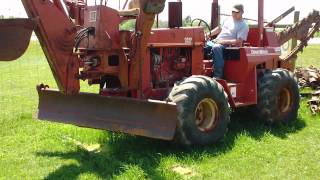 Ditch Witch 6510 Trencher Backhoe [upl. by Dodds191]