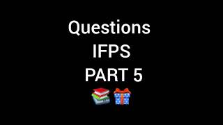 questions de concours ifps 2024 [upl. by Grindle]