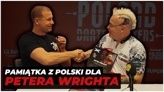 🐍 PETER WRIGHT dostał ode mnie prezent na Poland Darts Masters 2024 [upl. by Urana]