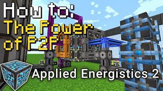 How to Applied Energistics 2  P2P Tunnels Minecraft 1192 [upl. by Pampuch]