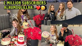 ALHUMDULILLAH 2 MILLION SUBSCRIBERS DONE…❤️🥳 AHCHANAK SE SURPRISE MIL GAYA🤩🫣VLOG BY RABEECA KHAN… [upl. by Elfie]