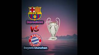 BARCELONA VS BAYERN MUNICH football trophy tanding [upl. by Dympha]