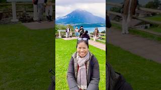 PANORAMIC VIEW at SIGRISWIL travel shortvideo sigriswil switzerland selfie slowmotion [upl. by Willi]