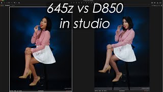 Nikon D850 vs Pentax 645z in Studio feat Guam Model Danica Baron [upl. by Kawasaki]