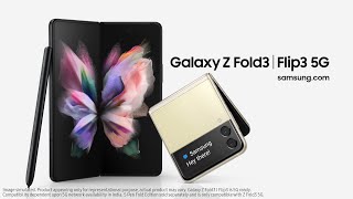 Galaxy Z Fold3  Z Flip3 5G PreReserve Film  Samsung [upl. by Ydak414]