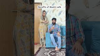 Bach gya🤪hindumuslimmarriagehindumuslimlove comedyfunnyytube husbandwifecomedyytdaily ytshots [upl. by Priscilla197]