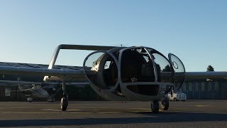 First look at the EA7 Edgley Optica from GotFriends in Microsoft Flight Simulator [upl. by Sairahcaz]