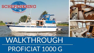 Proficiat 1000 g kruiser for sale Walktrough  Schepenkring jachtmakelaars  Krekelberg Nautic [upl. by Ainegue]