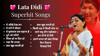 Bollywood songs  old hindi songs  lata mangeshkar hits  lata mangeshkar [upl. by Malvina]