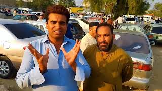 Noshara car market Pakistan ke sub sa sastie car mandi0347095661203114137952Car Bazar full video [upl. by Conchita]