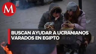 La embajada de Ucrania en El Cairo ayuda a turistas de ucrania a regresar a Europa [upl. by Adnic]