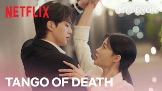 Turning tango dance moves into fight moves  My Demon Ep 4  Netflix ENG SUB [upl. by Donni]