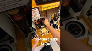 Unlimited Ramen Heaven 🍜✨ SelfService Ramen Bar Tour ramen ramennoodles foodshorts food [upl. by Columba811]