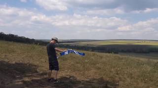 Flying wing on 2s with a 22042300kv motor and a 6040 propeller [upl. by Filomena]