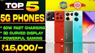 Curved Display Top 5 Best 5G Phone Under 16000 in Flipkart BBD Sale 2024 Best Phone Under 16000 [upl. by Ferrel105]