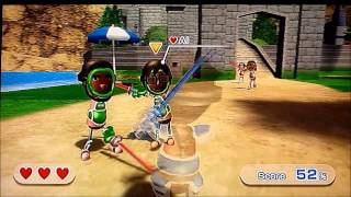 Wii Sports Resort  Swordplay Showdown ALL LEVELS [upl. by Aisek]