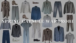 Spring Capsule Wardrobe 2024  Casual amp classic with a pop of colour [upl. by Oler]