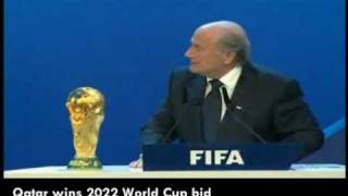 Qatar wins 2022 world Cup bid [upl. by Heppman206]