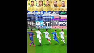 Evolution Of Neymar  Penalty Kicks From FIFA 21 To FC 25 neymar penaltykick shorts [upl. by Rhiamon]