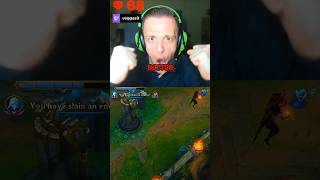 Cocky Streamer Outplayed leagueoflegends leagueoflegendsshorts leaguefunny lolclips leaguememes [upl. by Yeo]